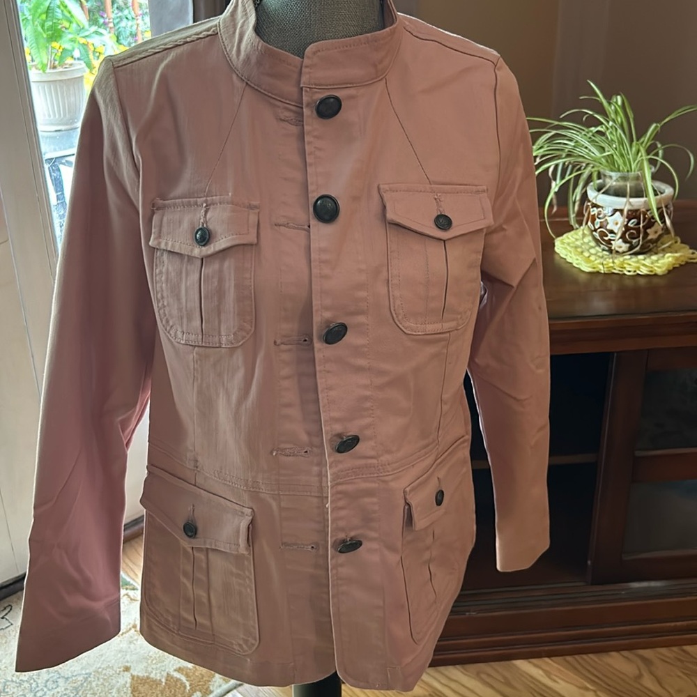 Talbots jacket size Mp pink